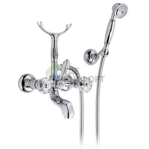 Смеситель для ванны с душем Nicolazzi Teide Duplex настенный, хром (1902CR15) - фото 1