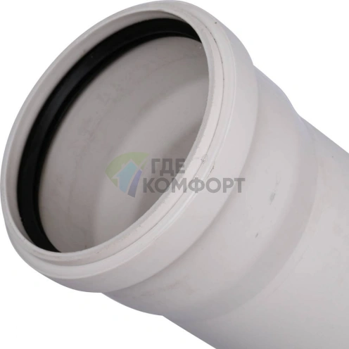 Труба канализационная К/П 110х3000мм Sinikon (Синикон) - фото 7