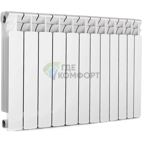 Биметаллический радиатор RIFAR Base Ventil 500 12 секций НП левое - фото 1