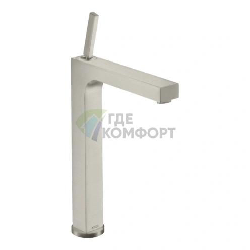 Смеситель для раковины AX Citterio цвет сталь (39020800) - фото 1