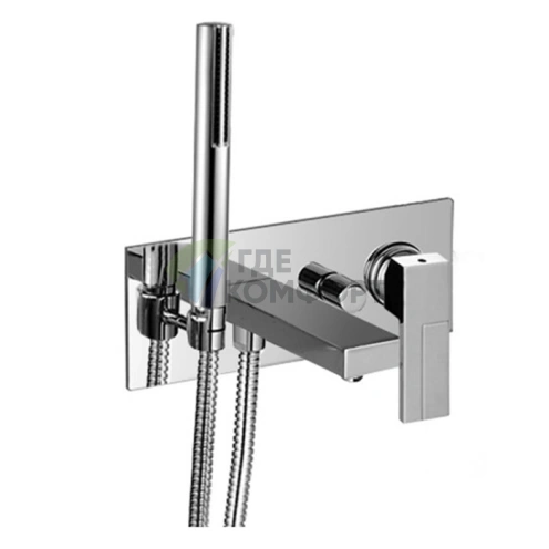 Смеситель для ванны Fantini AR/38 встраиваемый, двухвентильный, хром (38 02 3320SB) - фото 1