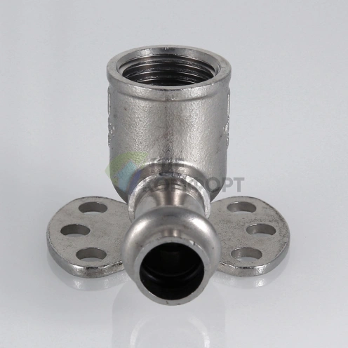 Пресс-водорозетка 15 мм х 03 из нержавеющей стали VTi.954.I.001503 VALTEC (ВАЛТЕК) - фото 3