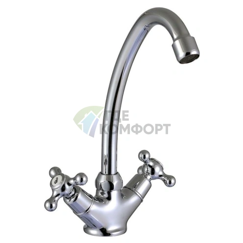 Стильный кухонный смеситель Lemark Plus Harmony LM1404C для мойки - фото 1