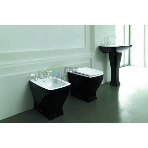 Раковина Artceram JAZZ 60х48 см черная: стиль и функциональность в каждом сантиметре - фото 4