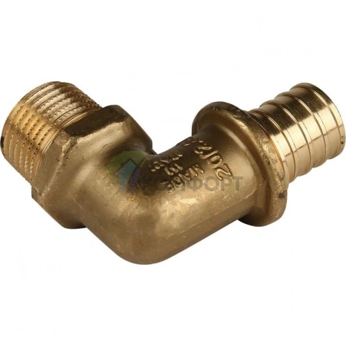 Stout Угольник-переходник с наружной резьбой 20xR 1/2 для труб из сшитого полиэтилена аксиальный - фото 12