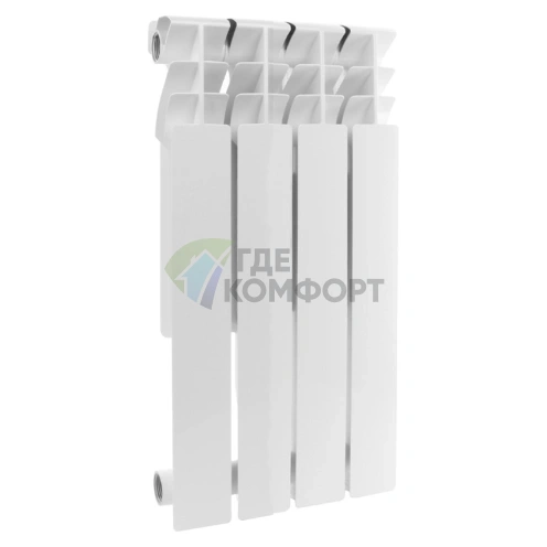 Радиатор алюминиевый Rommer Plus 500 4 секции - фото 1