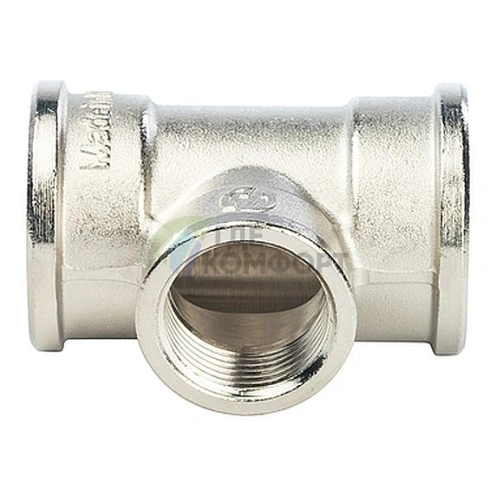 Stout Тройник ВВ переходной никелированный 1X3/4X1 - фото 2