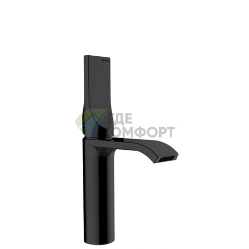Смеситель для раковины BOSSINI APICE однорычажный, черный матовый (E89603.073) - фото 1
