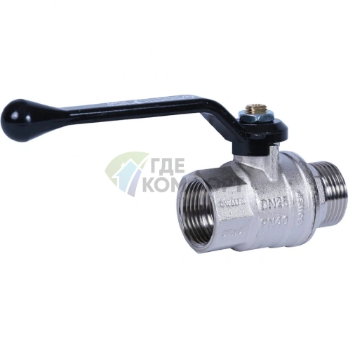 Шаровой кран Bugatti Oregon 1 модель 305, полнопроходной, ручка-рычаг, НР-ВР - фото 4