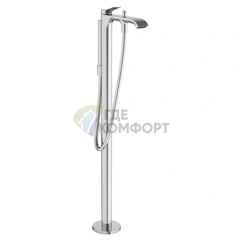 Смеситель для ванны HANSGROHE VIVENIS с ручной лейкой — хром (75445000) - фото 1