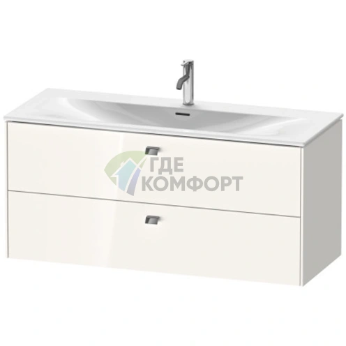Подвесная тумба Duravit Brioso 234412 с 2 ящиками, 555x1220x479 мм, цвет White High Gloss (BR431402222) - фото 1