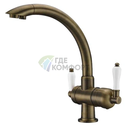 Смеситель для кухни Zorg Clean Water ZR 327 YF в стиле антик - фото 1