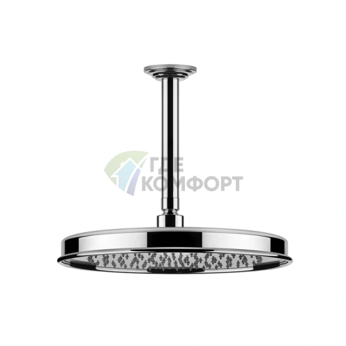 Верхний душ GESSI VENTI20 300 мм с потолочным держателем 293 мм, хром (65153#031) - фото 1