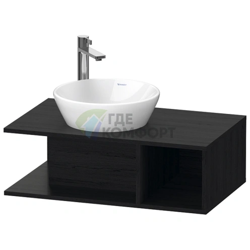 Подвесная тумбочка Duravit D-Neo: компактность и стиль в цвете Black Oak (DE491801616) - фото 1