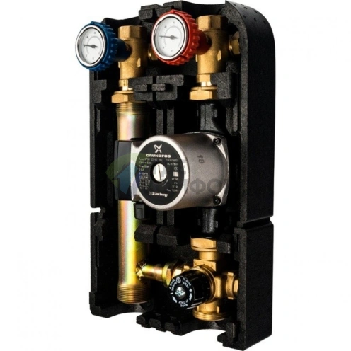 Grundfos UPS 25-65 насосная группа с термостатическим смесительным клапаном 1 - фото 4