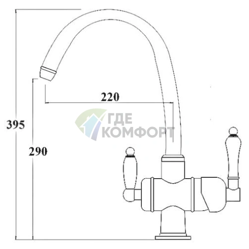 Смеситель Zorg Clean Water ZR 329 YF для кухни: функциональность и стиль - фото 2