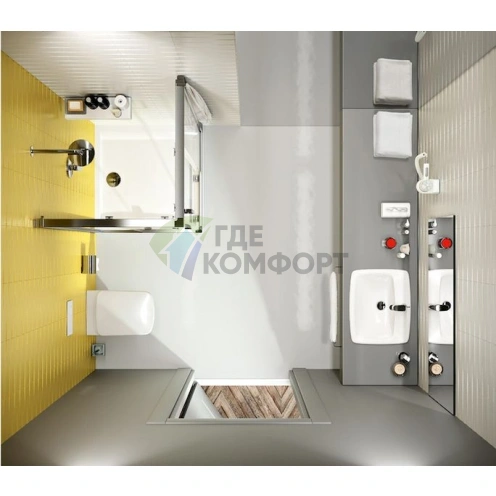 Комплект для подвесного унитаза: чаша IFO Special, инсталляция Ideal Standard 4 в 1 и сиденье с микролифтом - фото 4