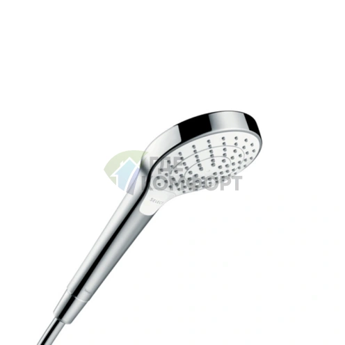 Ручной душ HG Croma Select S Vario: 3 режима струи, белый/хром (26802400) - фото 1