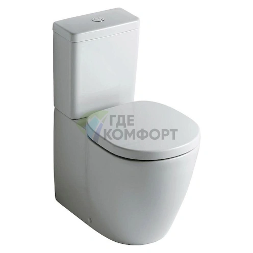 Унитаз-компакт Ideal Standard Connect Cube с системой антивсплеска, E803701 - фото 1