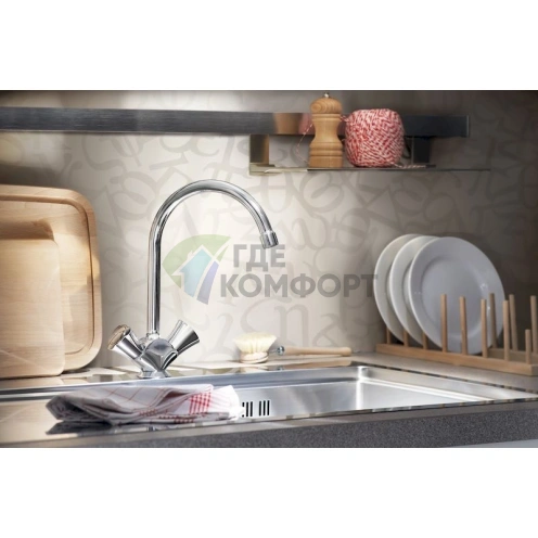 Смеситель Grohe Costa L 31831001 для кухни: однорычажный с выдвижной лейкой - фото 4