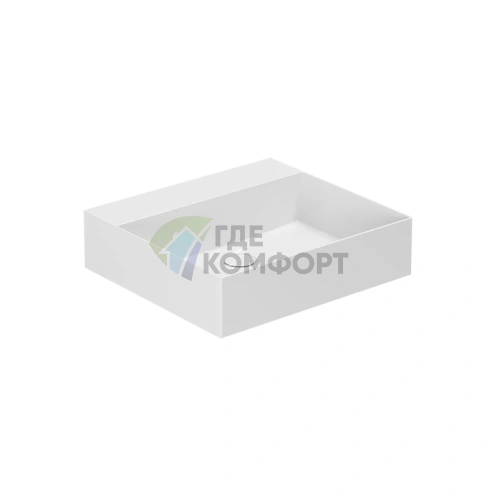 Подвесная раковина AZZURRA ELEGANCE 50x45 см, белая - фото 2