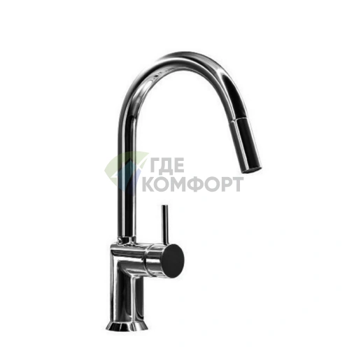 Смеситель для раковины Fantini Cafe (1 отверстие, без донного клапана) (42 02 1852F) - фото 1