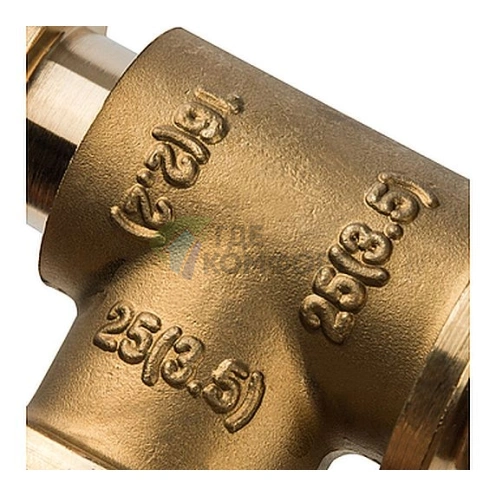 Stout Тройник переходной 25x25x16 для труб из сшитого полиэтилена аксиальный - фото 5