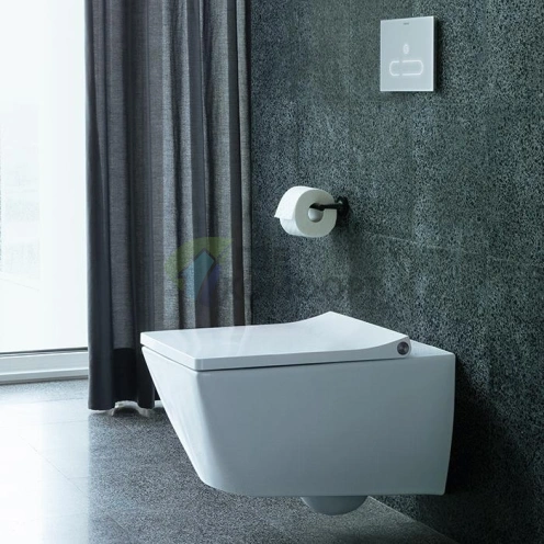 Унитаз подвесной Duravit Viu 370x570 мм с технологией Rimless и креплением в комплекте (2511090000) - фото 1
