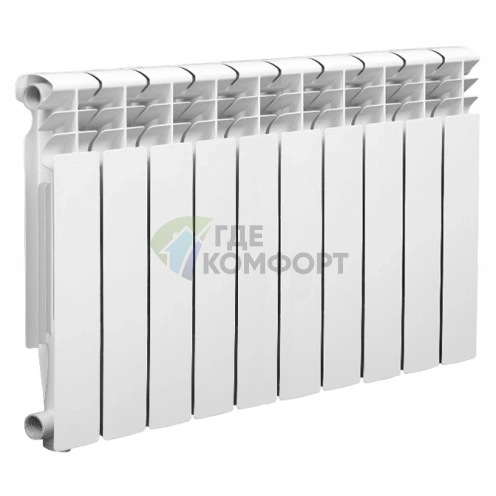 Радиатор алюминиевый Lammin ECO AL500-80-10 - фото 1