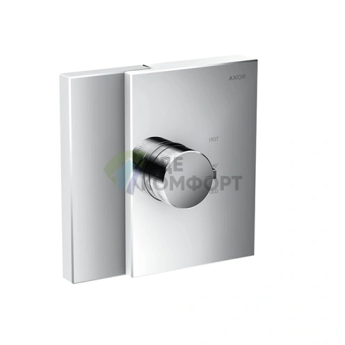 Термостат для душа AX Edge Highflow встраиваемый, хром (46740000) - фото 1