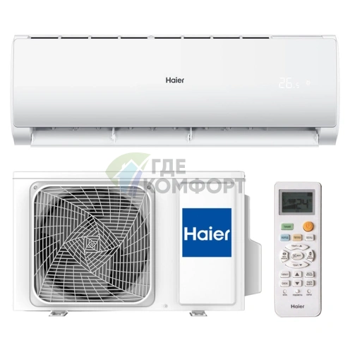 Инверторная сплит-система Haier Tibio DC inverter AS24TD2HRA/1U24RE8ERA - фото 1