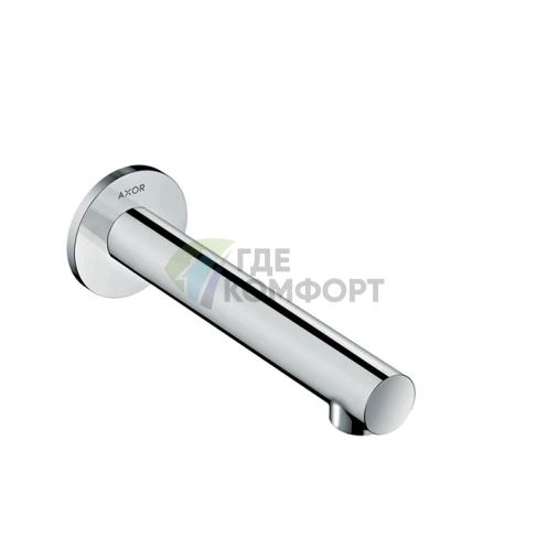 Настенный излив для ванны AX Uno, 175 мм, хром (45410000) - фото 1