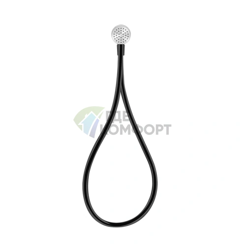 Душевой комплект Gessi Hi-Fi магнитный с лейкой, выводом воды и шлангом Darkflex 1,5 м, хром (63199#031) - фото 1