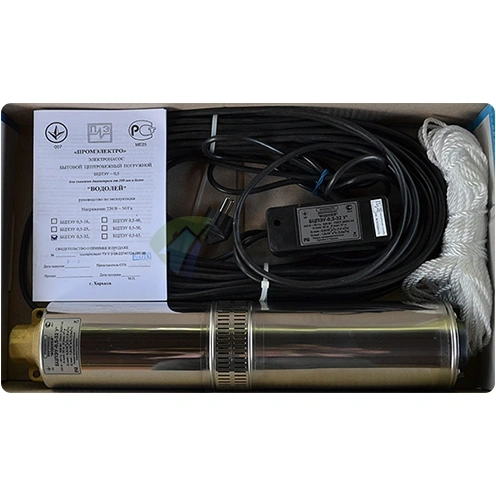 Насос Водолей БЦПЭУ 0.5-25 У (узкий) - фото 3