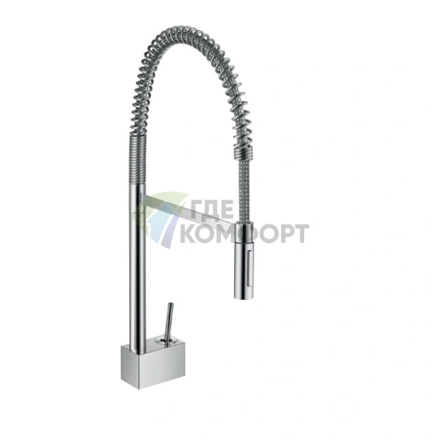 Смеситель для кухни AX Starck Semi-Pro однорычажный, хром (10820000) - фото 1