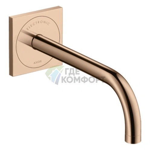 Электронный смеситель AX Uno в элегантном цвете полированное красное золото (38120300) - фото 1