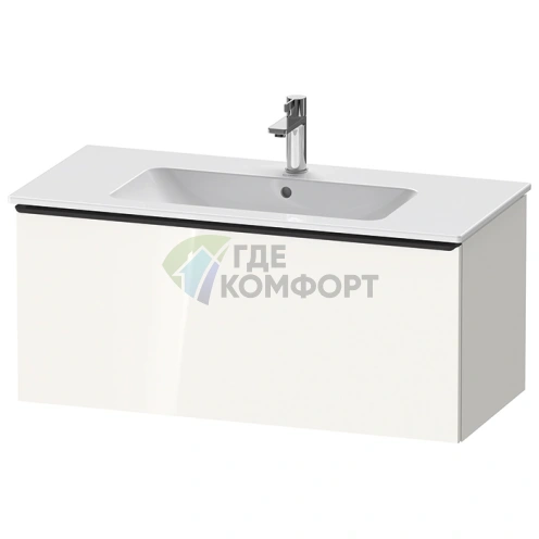 Тумбочка подвесная Duravit D-Neo 440x1010x462, 1 ящик, белый высокоглянцевый (DE426302222) - фото 1
