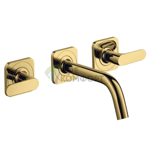 Смеситель для раковины AX Citterio M в цвете полированное золото (34313990) - фото 1