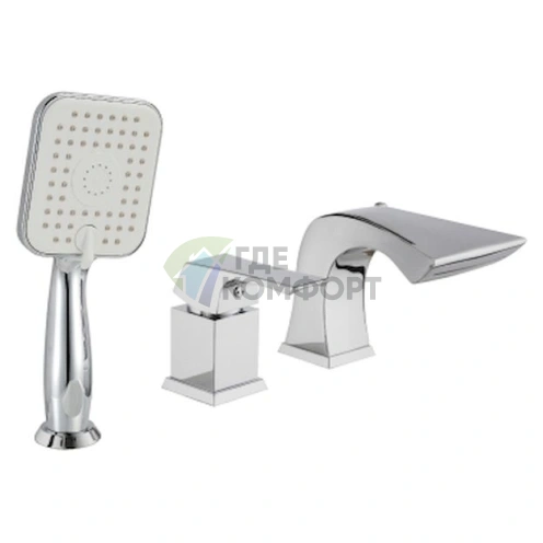 Смеситель Lemark Unit LM4545C: накладной на борт ванны - фото 1