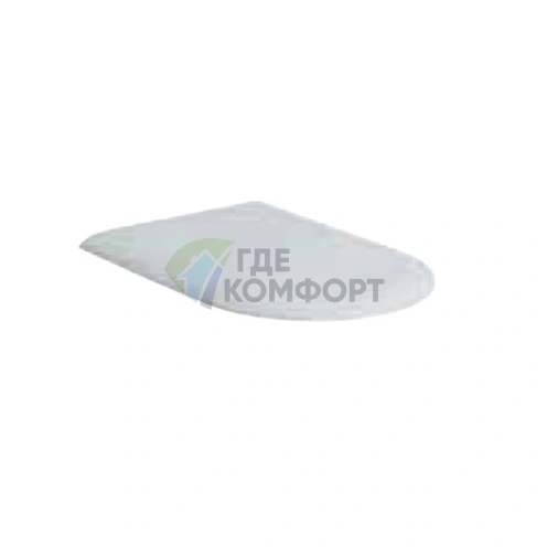 Сиденье для унитаза AZZURRA THIN белое с микролифтом (THI156/sosk, THI156/p) (THI 1856/F bi) - фото 1