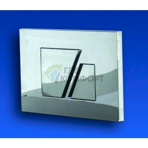 Кнопка смыва для унитаза Sanit S707 16.707.81, хром - фото 2