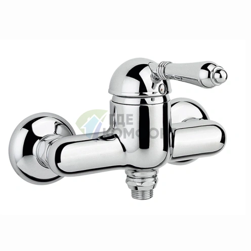 Однорычажный смеситель для душа Nicolazzi El Capitan с нижним подключением, хром (3405CR75) - фото 1