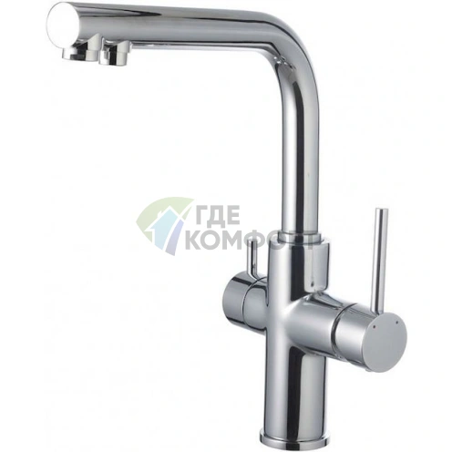Стильный и эргономичный смеситель Lemark Comfort LM3060C для кухни - фото 1