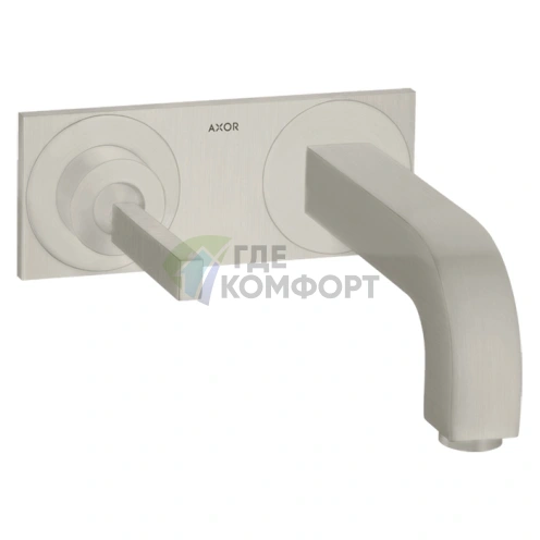 Смеситель для раковины AX Citterio цвет сталь (39112800) - фото 1