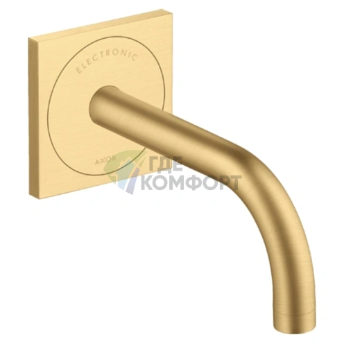 Электронный смеситель AX Uno в цвете шлифованное золото (38119250) - фото 1