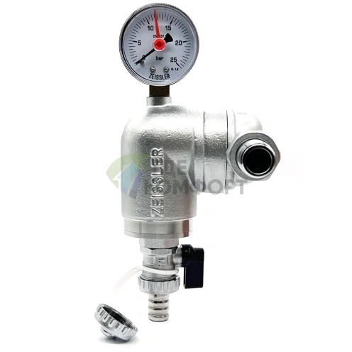 Фильтр Zeissler 100 мкм, с манометром, ZSf.303.0104N 1/2