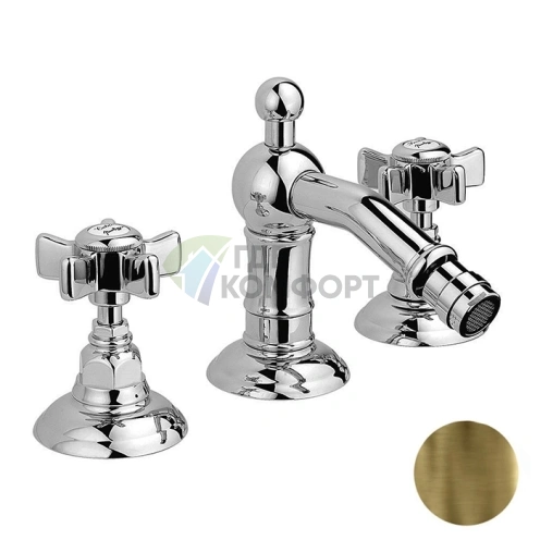 Смеситель для биде Nicolazzi Dames Anglaises с донным клапаном, бронза (1415BZ18) - фото 1