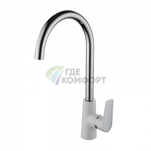 Смеситель Iddis Cloud для кухни с выдвижным изливом - фото 1