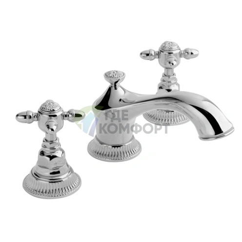 Смеситель для раковины Nicolazzi Impero с автоматическим изливом и донным клапаном, хром (1208CR36) - фото 1