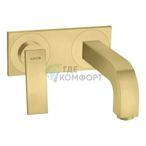 Смеситель для раковины AX Citterio настенный: медный с эффектом шлифовки (39119950) - фото 1